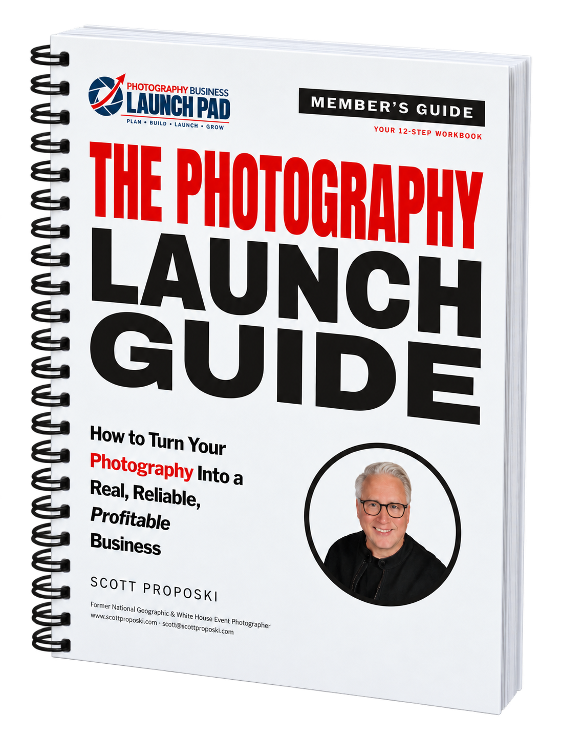 The Photography Launch Guide - Member's 12-Step Workbook